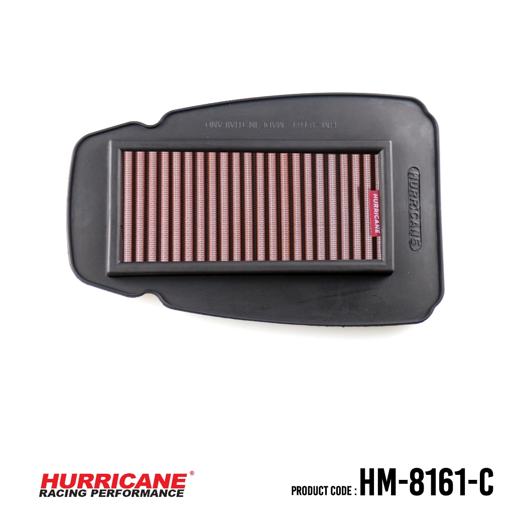 กรอง เฮอร์ริเคน แท้100% HURRICANE กรองอากาศสแตน & ผ้าแดง ยามาฮ่า Yamaha R15 , MT15 , XSR155 เพิ่มอัตราเร่ง HM-8161 ราคา ถูกที่สุด ดีลบีเคเค แกลเลอรีภาพที่ 3