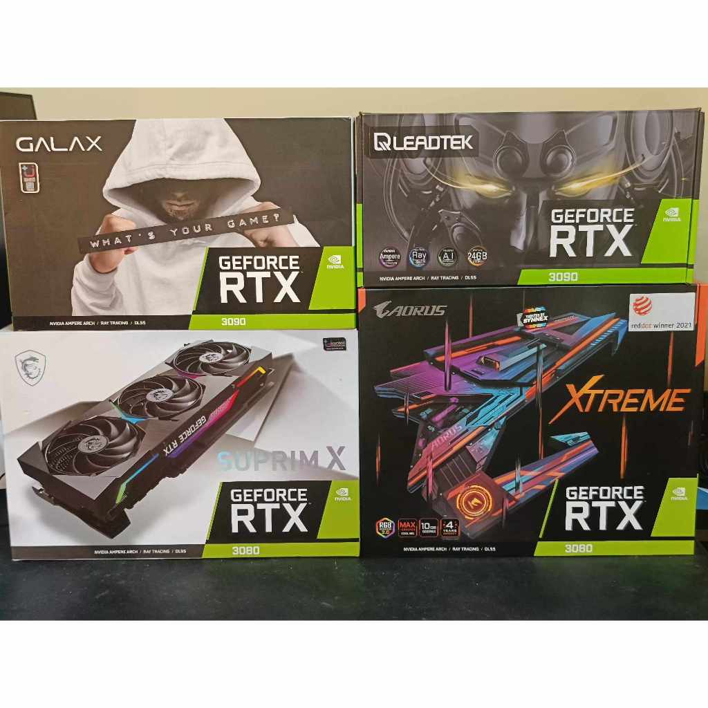 การ์ดจอ Nvidia GT GTX  RTX AMD RX Graphic Card มือสอง