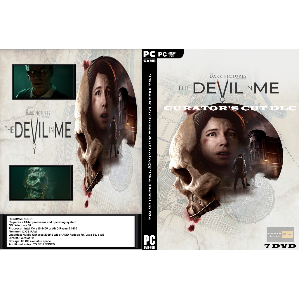 แผ่น Game PC The Dark Pictures Anthology The Devil in Me (7DVD)