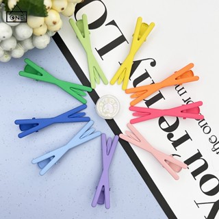 COD❤️1บาทกิ๊บติดผมแบบไขว้โลหะสีแคนดี้สไตล์เกาหลีแฟชั่นหน้าม้…