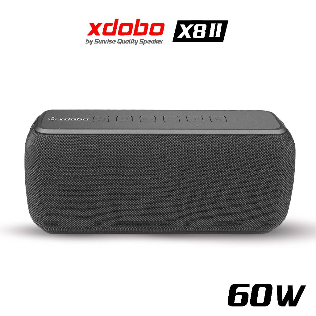 Xdobo X8 II ลำโพงบลูทูธ 60W Bluetooth Speaker & TWS 360 เสียงรอบทิศทาง HD & Rich สเตอริโอเบส Audioph