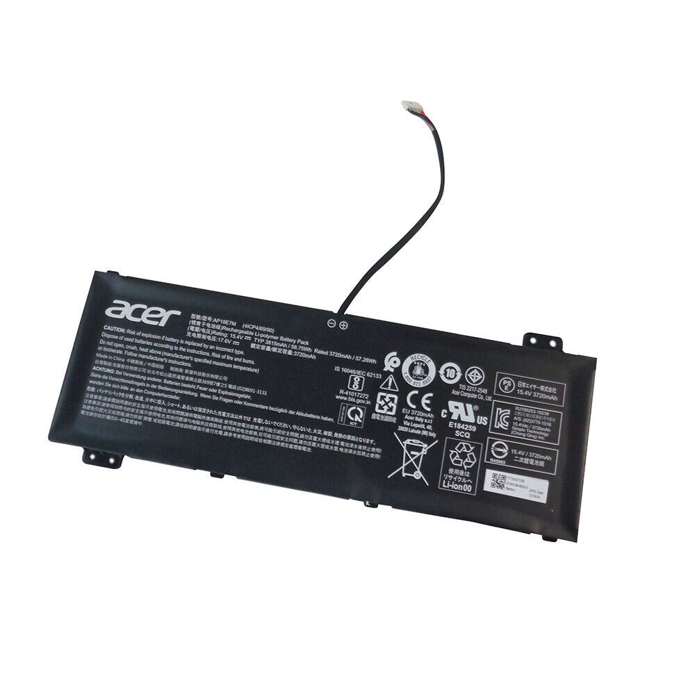 (ส่งฟรี ประกัน 1 ปี) Acer แบตเตอรี่ Acer Nitro 5 AN515-54 A715-74G AN515-55 AP18E7M ของแท้