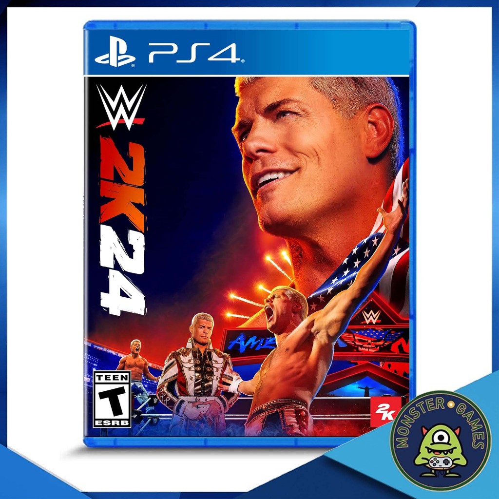 WWE 2K24 Ps4 Game แผ่นแท้มือ1!!!!! (W2K24 Ps4)(W2K 24 Ps4)(WWE2K24 Ps4)