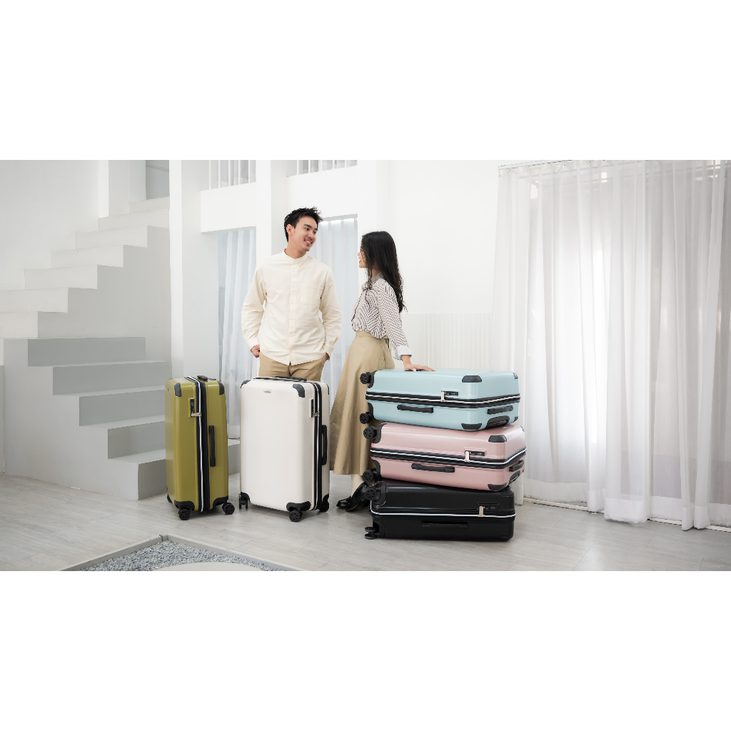 กระเป๋าเดินทาง Legend Walker Pastel 5512-57 กระเป๋าเดินทางล้อลาก luggage ขนาด 23 นิ้ว [รับประกัน 2 ปี]