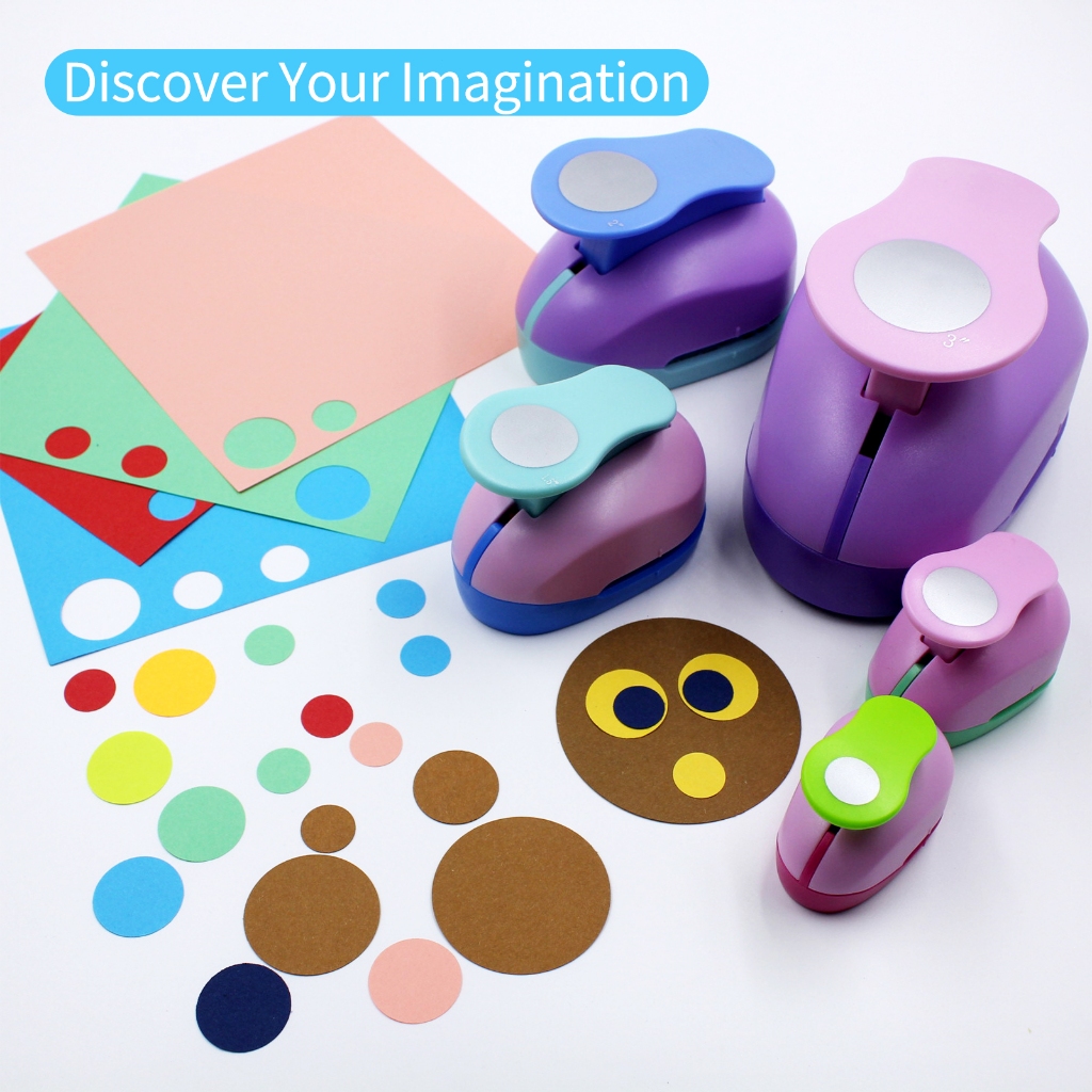 9mm Craft Hole Circle Punch Handmade Scrapbook Paper Puncher Different Size of Scrapbooking Punches Crafting Designs