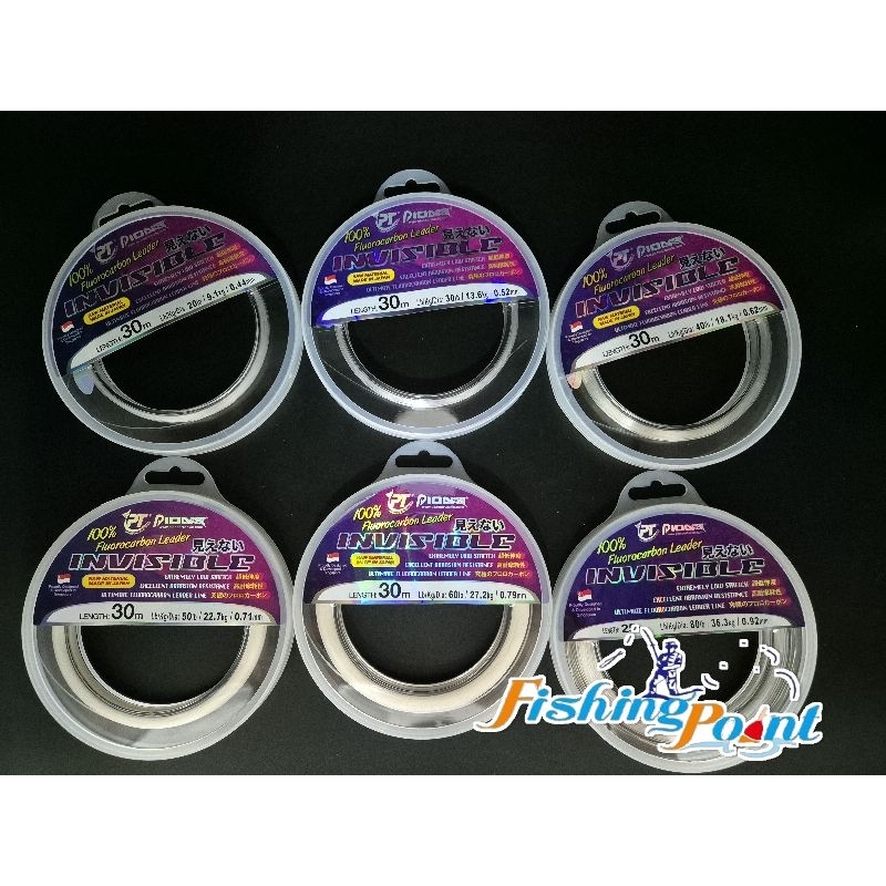 สายหน้า Pioneer Invisible 100%Fluoro carbon 30 เมตร (ฉลากเก่าและฉลากใหม่) ราคา ถูกที่สุด ดีลบีเคเค แกลเลอรีภาพที่ 3