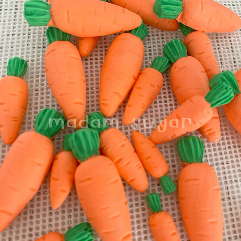 New!! Madame Sugar: น้ำตาลกัมเพสแต่งหน้าเค้ก “แครอท” 🥕 : มาดามซูการ์