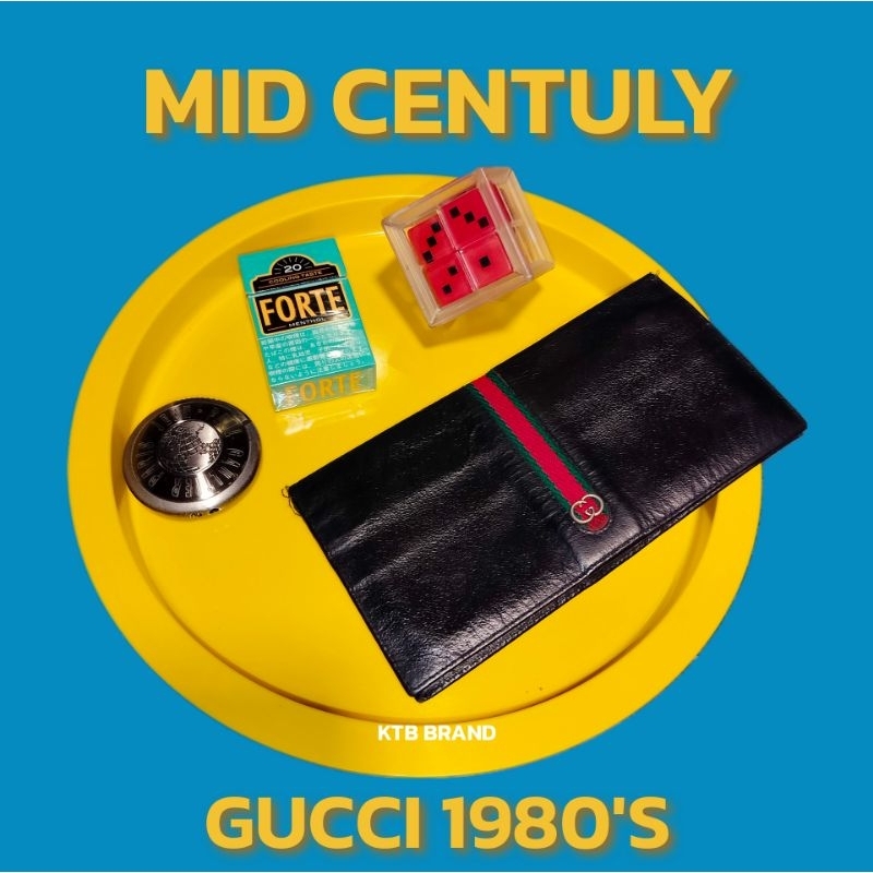 กระเป๋าสตางค์Gucci vintage80'sแท้มือสอง