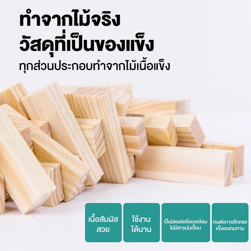iF เก้าอี้กินข้าวเด็ก เก้าอี้เด็ก พับเก็บได้ ไม้ยางพารา เก้าอี้ไม้กินข้าวสำหรับเด็ก ปรับความสูงได้ ราคา ถูกที่สุด ดีลบีเคเค แกลเลอรีภาพที่ 9