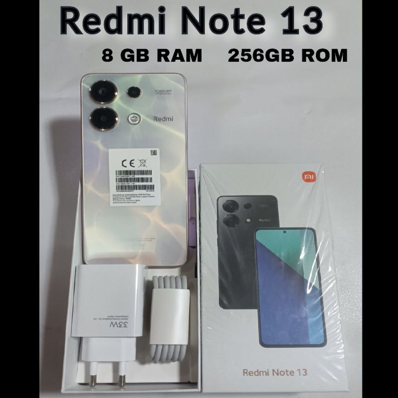 Redmi Note 13  เครื่องศูนย์ไทย 8 GB/256GB มือสองแกะกล่อง