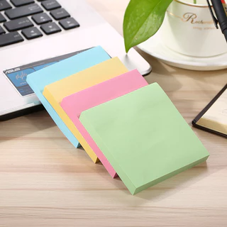 [พร้อมส่ง] กระดาษโน๊ต 100 แผ่น มีกาว ออก e-tax ได้ กระดาษโน้ต เครื่องเขียน post if sticky note ตกแต่ง diy สมุด โพสติด