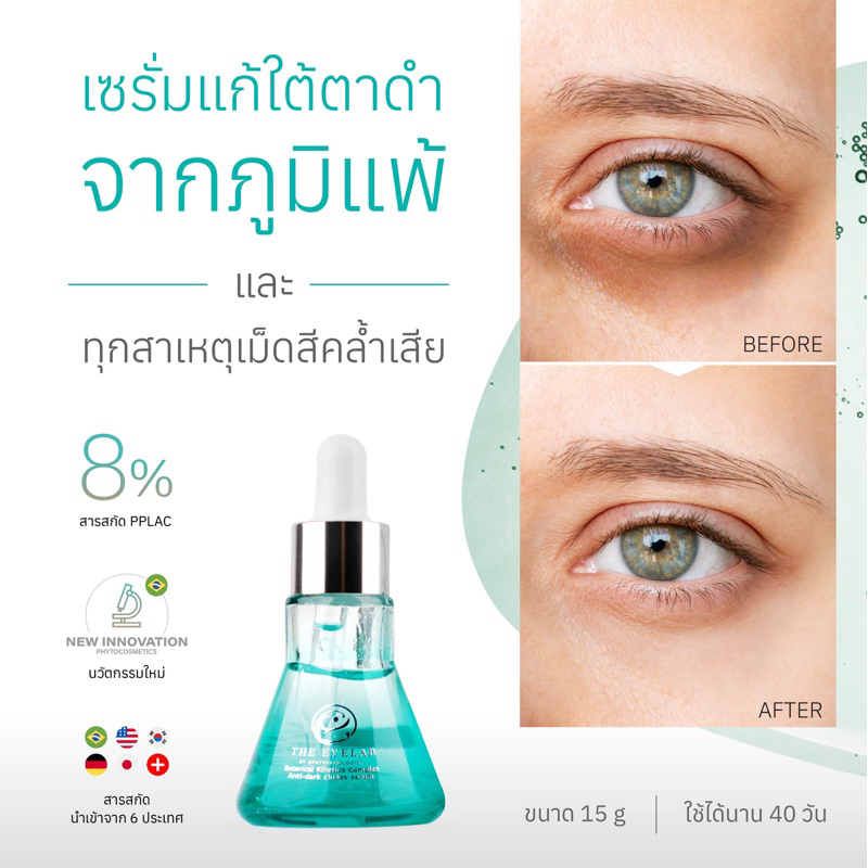 THE EYELAB by Ophthalmologist เซรั่มแก้ใต้ตาดำจากภูมิแพ้และนอนดึก ลดริ้วรอยครบจบในขวดเดียว