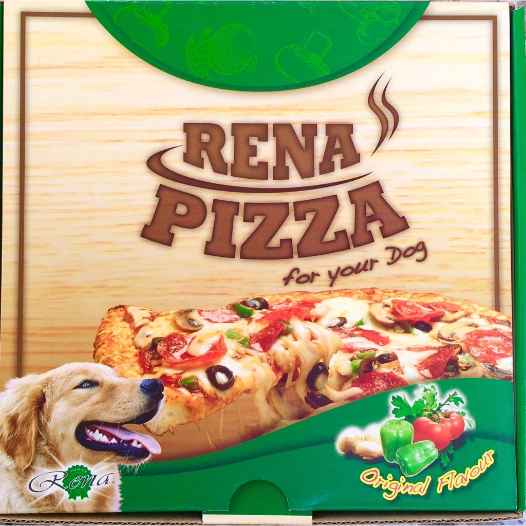RENA PIZZA เรน่า พิซซ่า พิซซ่าสำหรับสุนัข 1กล่องมี12 ชิ้น