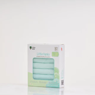 Little Eden - ผ้าอ้อมเช็ดหน้าใยไผ่ 100% (สีพื้น)11X11 นิ้ว