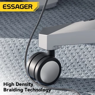Essager 100W Type C To Type C สายชาร์จเร็วสาย PD 5A Type C สำหรับ Xiaomi เรดหมี่หัวเว่ย IP15