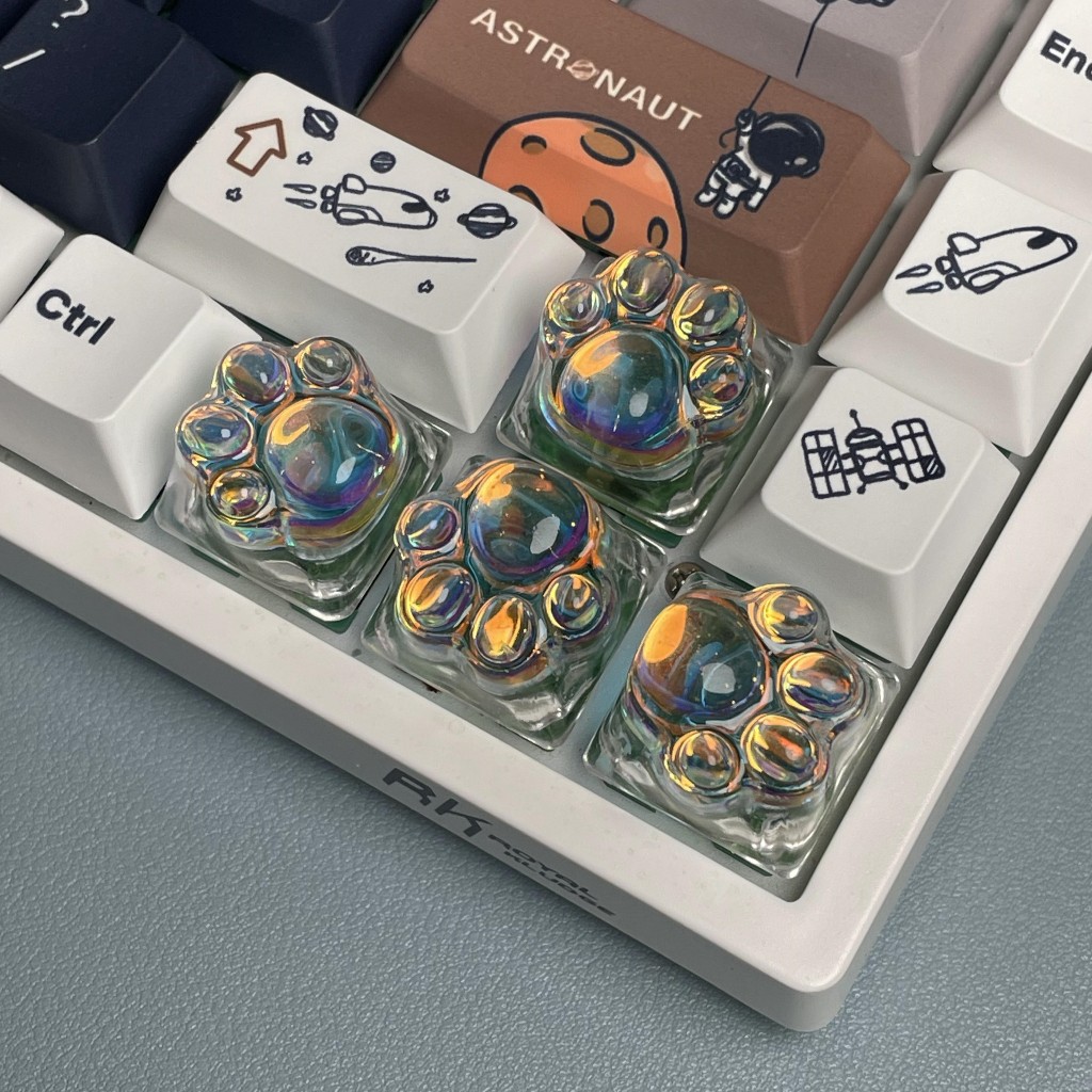 คีย์แคปอุ้งมือแมว HOLO Keycap Resin
