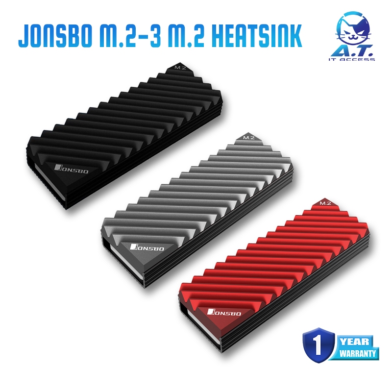 ❄️ฮีทซิงค์ M2 JONSBO ❄️ M.2-3 M2 Aluminum Heatsink Cooling (ใช้งานกับ PS5 ได้)