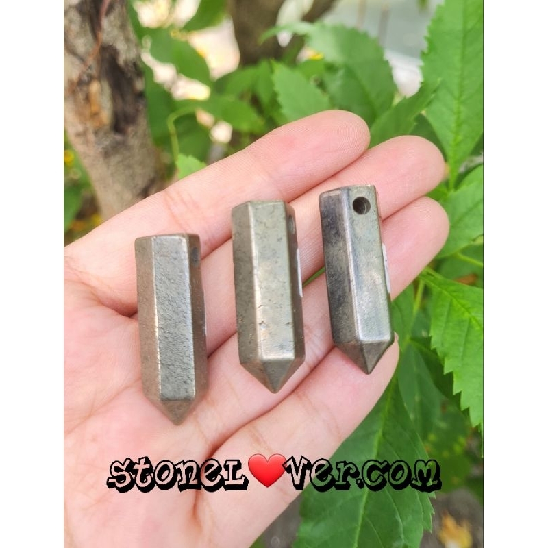 #Pyrite #จี้หินทรงหกเหลี่ยม#จี้หินไพไรต์
