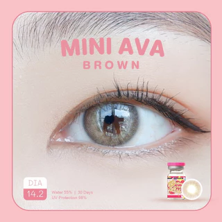คอนแทคเลนส์ รุ่น Mini Ava Brown/Gray - คิตตี้ คาวาอิ Kitty Kawaii (Vial)
