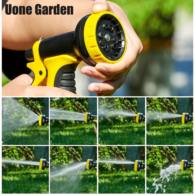 Uone Garden ชุดอุปกรณ์สายยางรดน้ำต้นไม้ พร้อมโรลเก็บสายปรับระดับน้ำได้10แบบสายยางมี20เมตรกับ10เมตร thumbnail 6