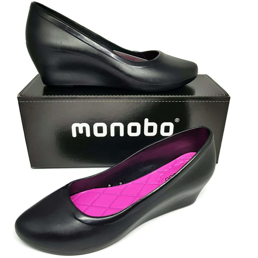 [ครบเบอร์] Monobo Berry โมโนโบ้ เบอรี่ รองเท้าคัชชูส้นเตารีด มีเก็บปลายทาง