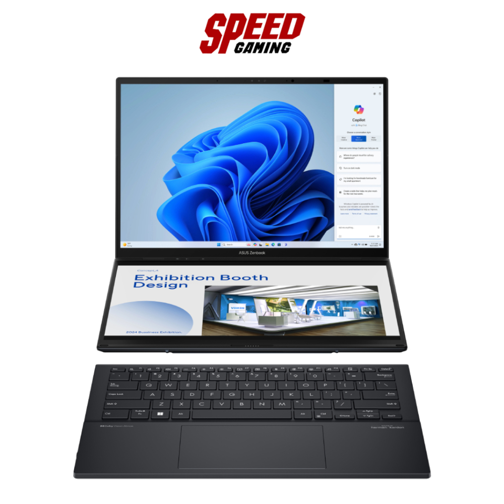 ASUS Zenbook DUO UX8406MA-QL736WS NOTEBOOK (โน้ตบุ๊ค) 14.0" Intel Core™ Ultra 7 / By Speed Gaming