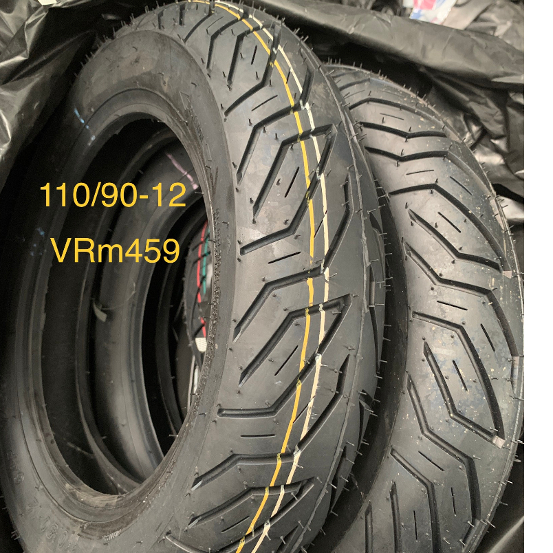 ยางนอกใหม่ 100% 100/90-12,110/90-12 TL ผลิตปี 2025 (ราคา 1เส้น) DA by veerubber