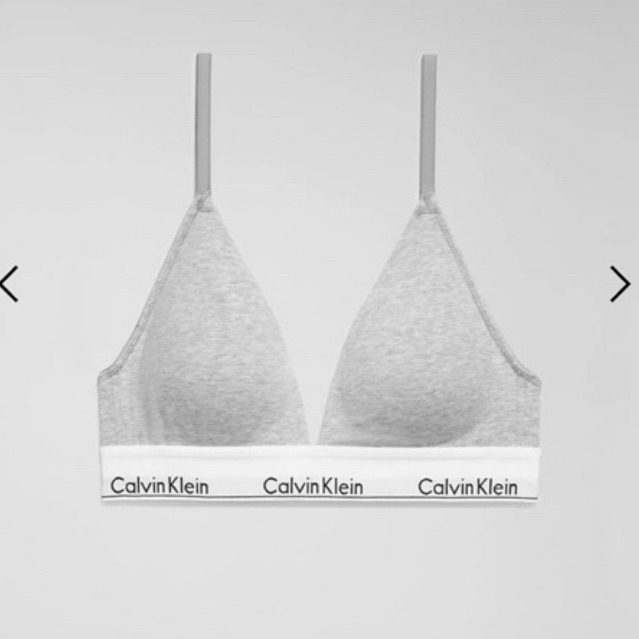 พร้อมส่ง Calvin klein triangle microfiber Set Bra+Bikini ของแท้‼️