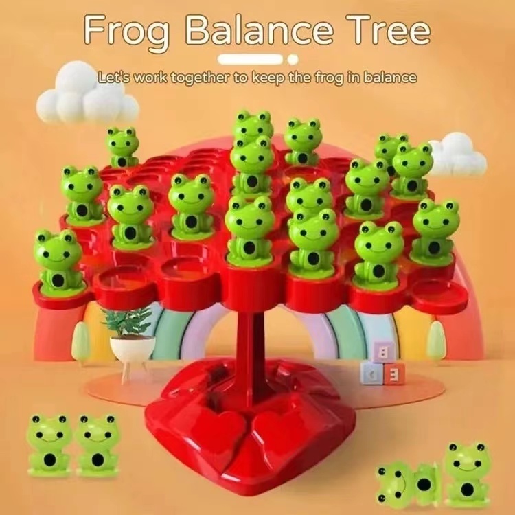 [พร้อมส่ง]ของเล่นเสริมพัฒนาการ กบสมดุลต้นไม้ FROG BALANCE TREE ของเล่นฝึกสมาธิ ฝึกสมอง ของเล่นแก้เบื่อ ของเล่นเสริมทักษะ