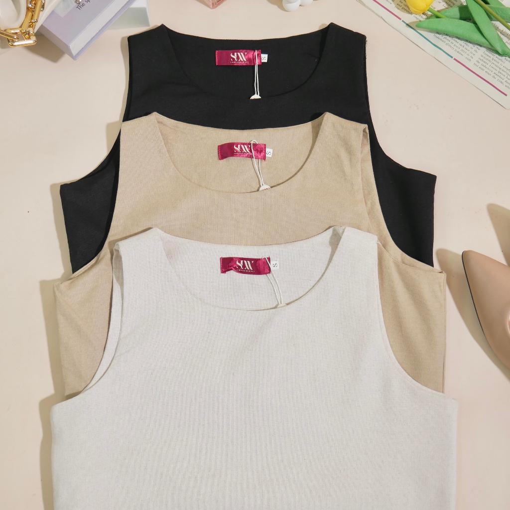 Lawyer Store [518921] เสื้อกล้าม ครอป สวย ใส่สบาย