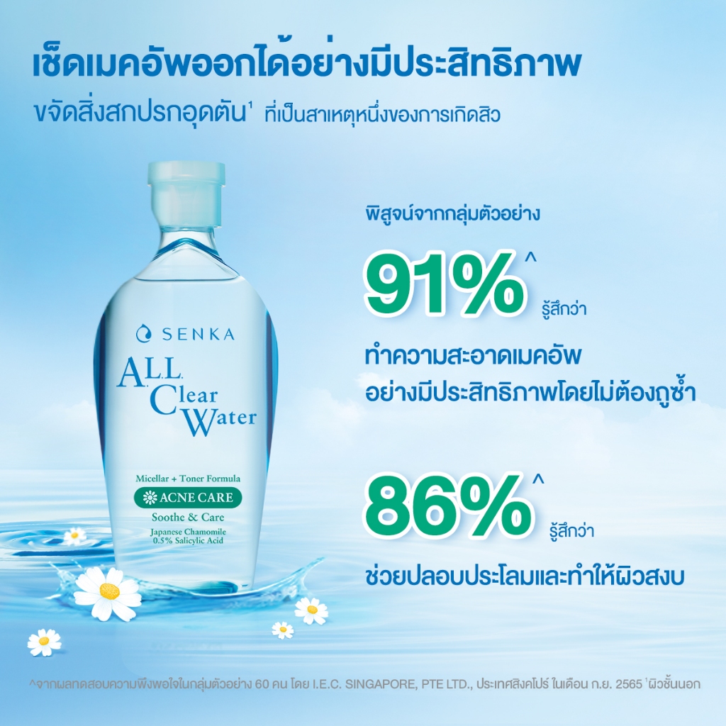 Senka All Clear Water Acne Care 230ml / 400ml