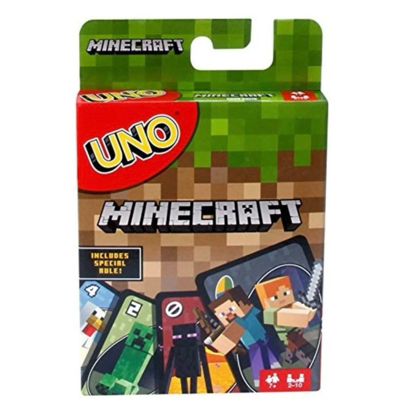 การ์ดเกมส์ “UNO” Card Game (MINECRAFT)(Packet-กล่องกระดาษ)