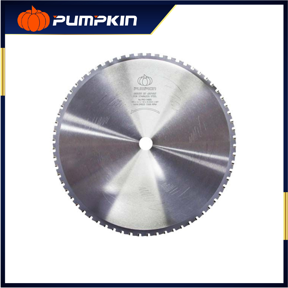 PUMPKIN ใบเลื่อยวงเดือนตัดเหล็กและสแตนเลส (Circular Saw Blade Metal and Stainless Cutting) ขนาด 4-14