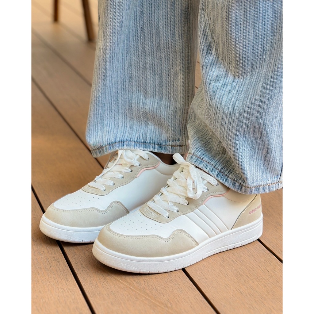 Online Exclusive Bata บาจา North Star รองเท้าผ้าใบสนีคเกอร์ แบบผูกเชือก ดีไซน์เก๋  สำหรับผู้หญิง สีขาว รหัส 5801218