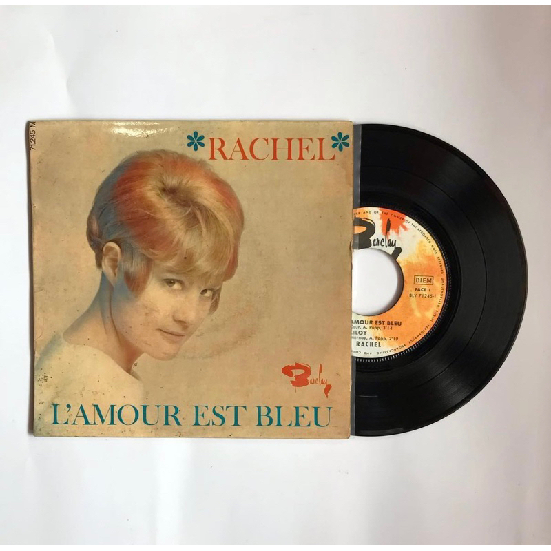 แผ่นเสียง Rachel L’amour est blue / vinyl 7 inch