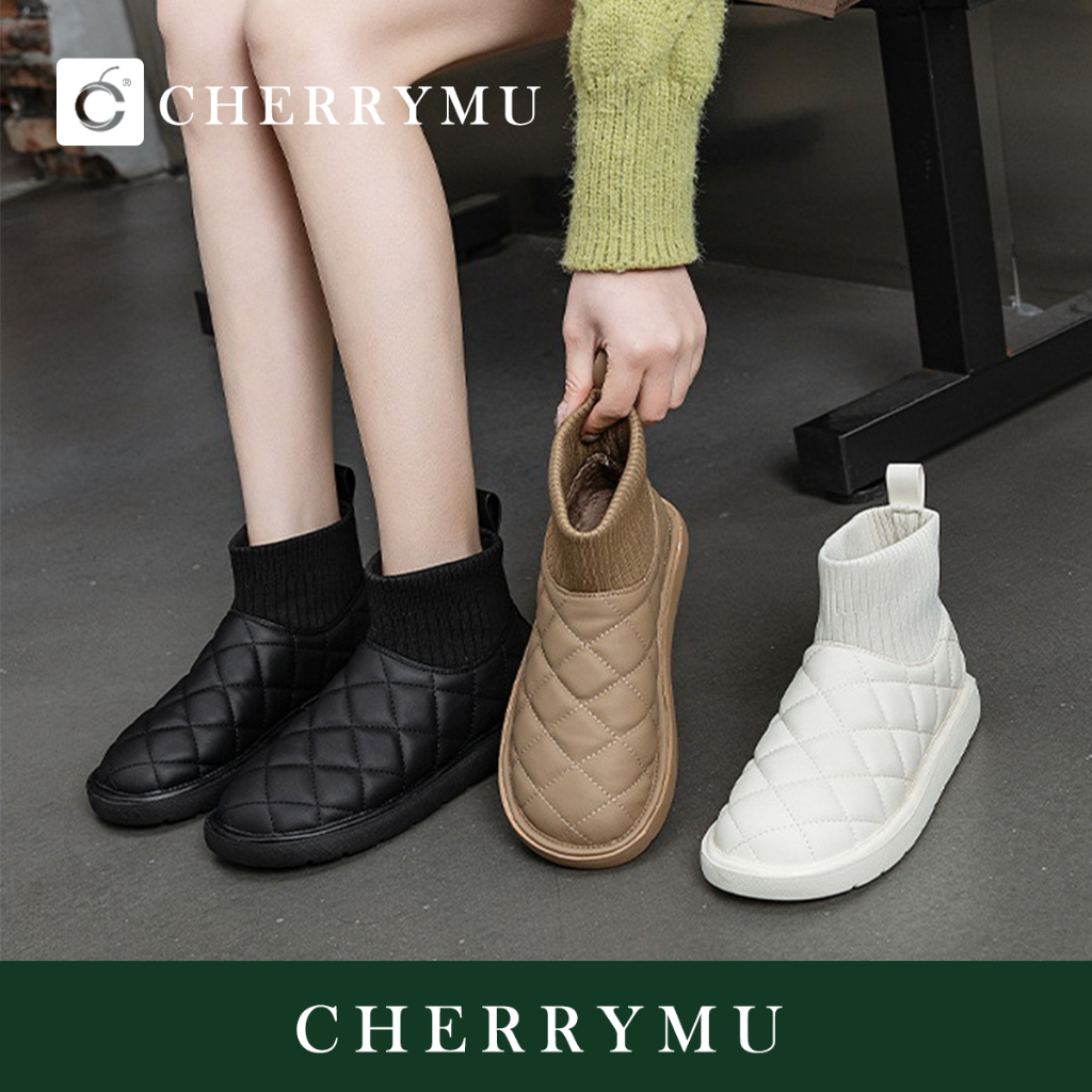 CHERRYMU รุ่นCM114 รองเท้าบูทแฟชั่นน่ารักๆ