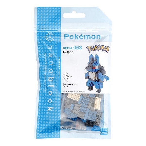 Kawada nanoblock Pokemon NBPM_068 Lucario 4972825219188 (นาโนบล็อค)