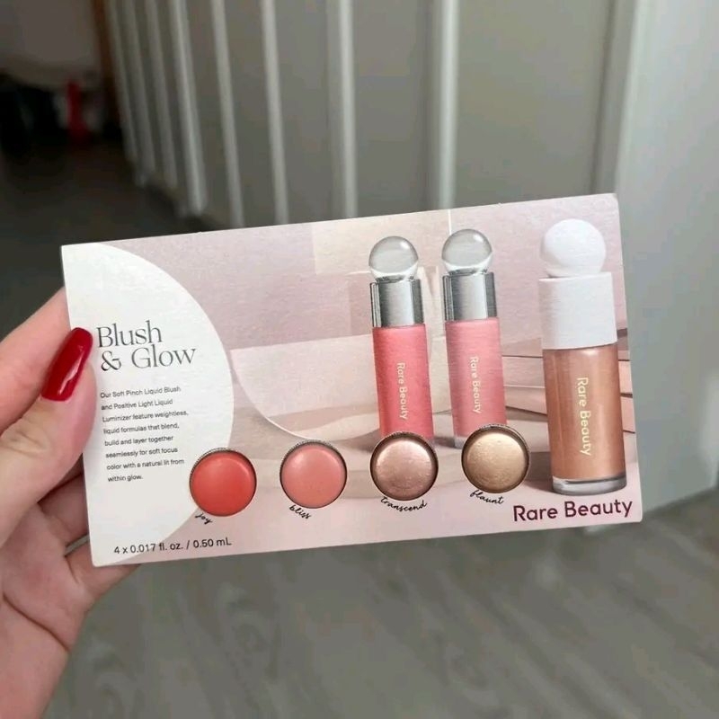 แท้ 💯 Rare Beauty Blush & Glow Simple Card Set (บลัช & ไฮไลท์)