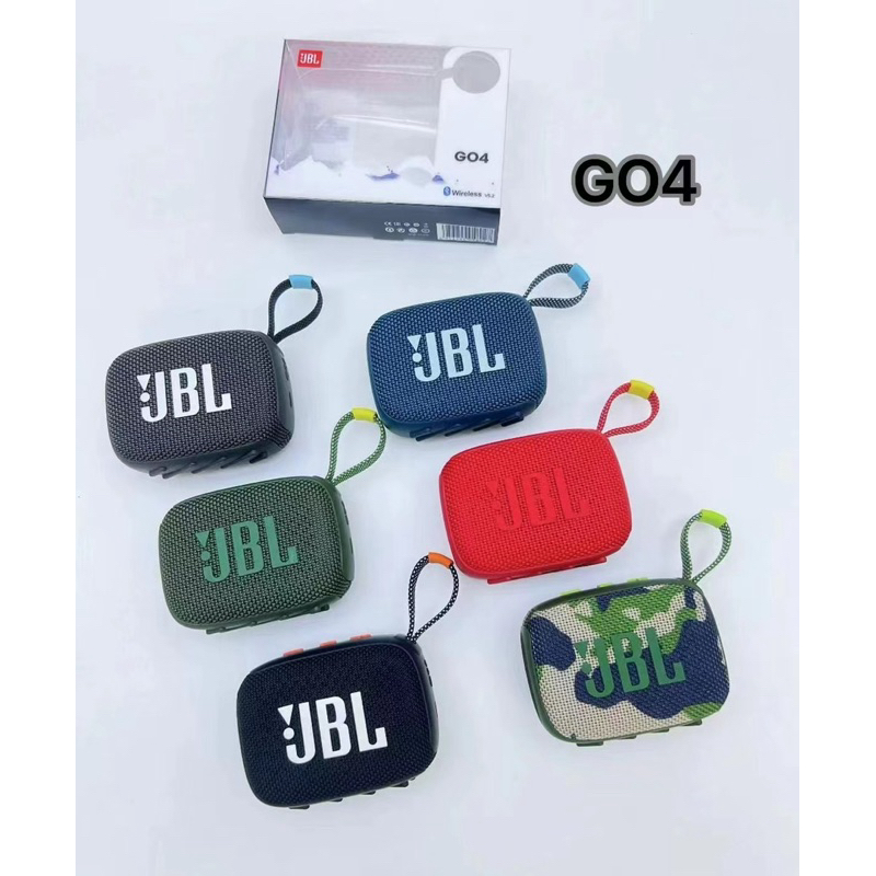 ส่งด่วนจากไทยลำโพงบลูทูธ ลำโพงไร้สายแบบพกพากันน้ำ GO 4 Wireless Bluetooth Speaker