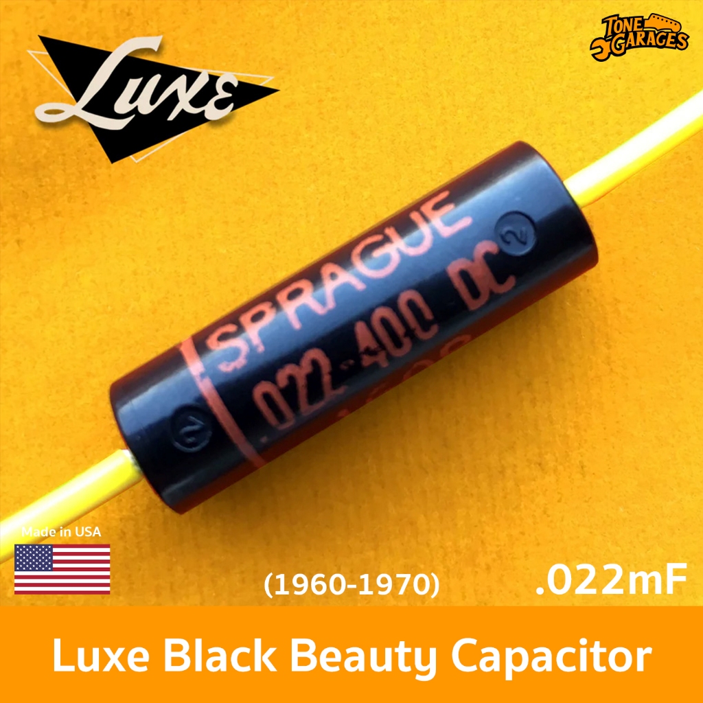 Luxe Black Beauty Capacitor 0.022uF for Les Paul 1960-1970 คาปาซิเตอร์ กีต้าร์ / เบส