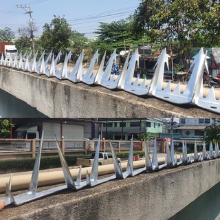 เหล็กกันขโมย ยาว 1.25เมตร หนามป้องกันขโมย ป้องกันนก ลวดหนามสำเร็จ