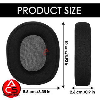 ACS (A4) ฟองน้ำหูฟัง Steelseries (ผ้าตาราง/เย็บขอบ) สำหรับรุ่น Arctis 1, 3, 5, 7, 9X, Pro Earpads