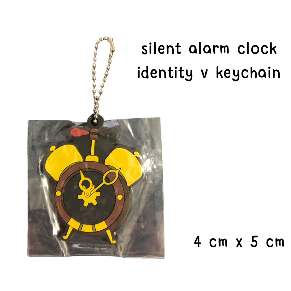 Silent Alam Clock - Identity V Rubber Keychain พวงกุญแจยางนาฬิกา Identity V