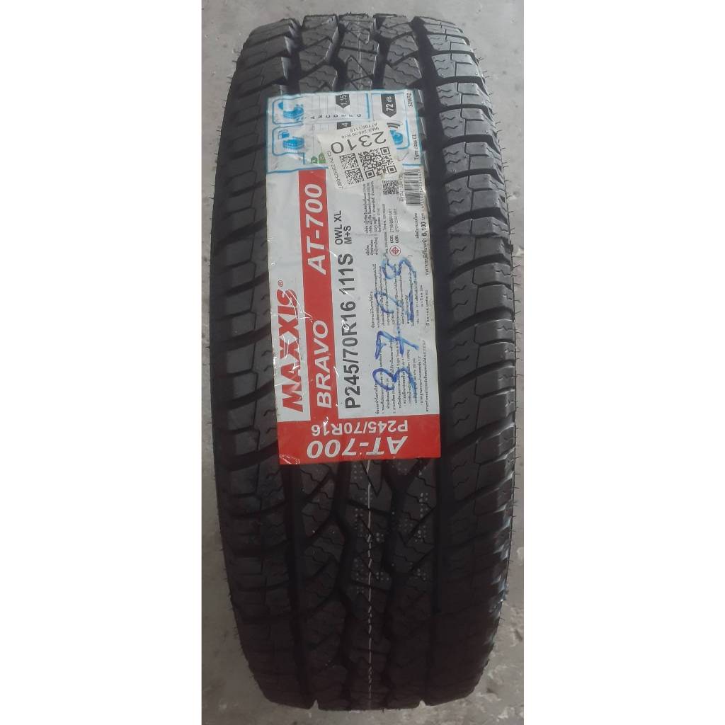 Maxxis 245/70R16 AT-700 Bravo A/T ขอบ 16  ยางใหม่ปี 2023 สัปดาห์ที่ 37  (1 เส้น) แถมจุกลมยาง 1 อัน