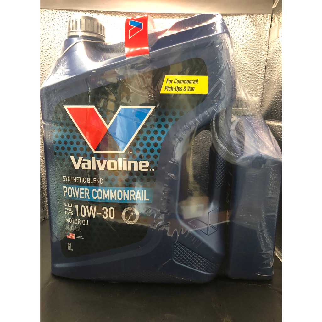 น้ำมันเครื่อง วาโวลีน ดีเซล เพาว์เวอร์คอมมอนเรล 10W-30 6+1 L VALVOLINE POWER COMMONRAIL 10W-30 6+1L.