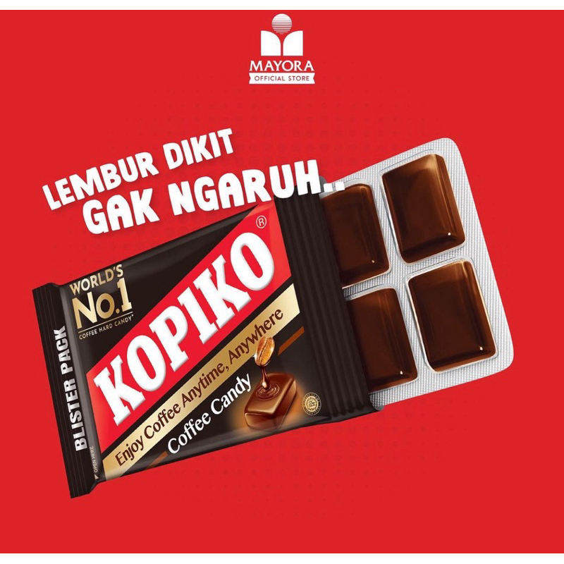 Kopiko blister pack 1 แพค มี 8 เม็ด (พร้อมส่งในไทย)