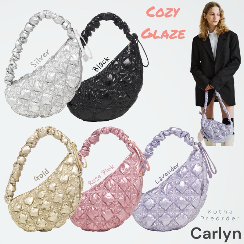 [พร้อมส่ง]กระเป๋า Carlyn Cozy Glaze ของแท้นำเข้าจากเกาหลี🇰🇷