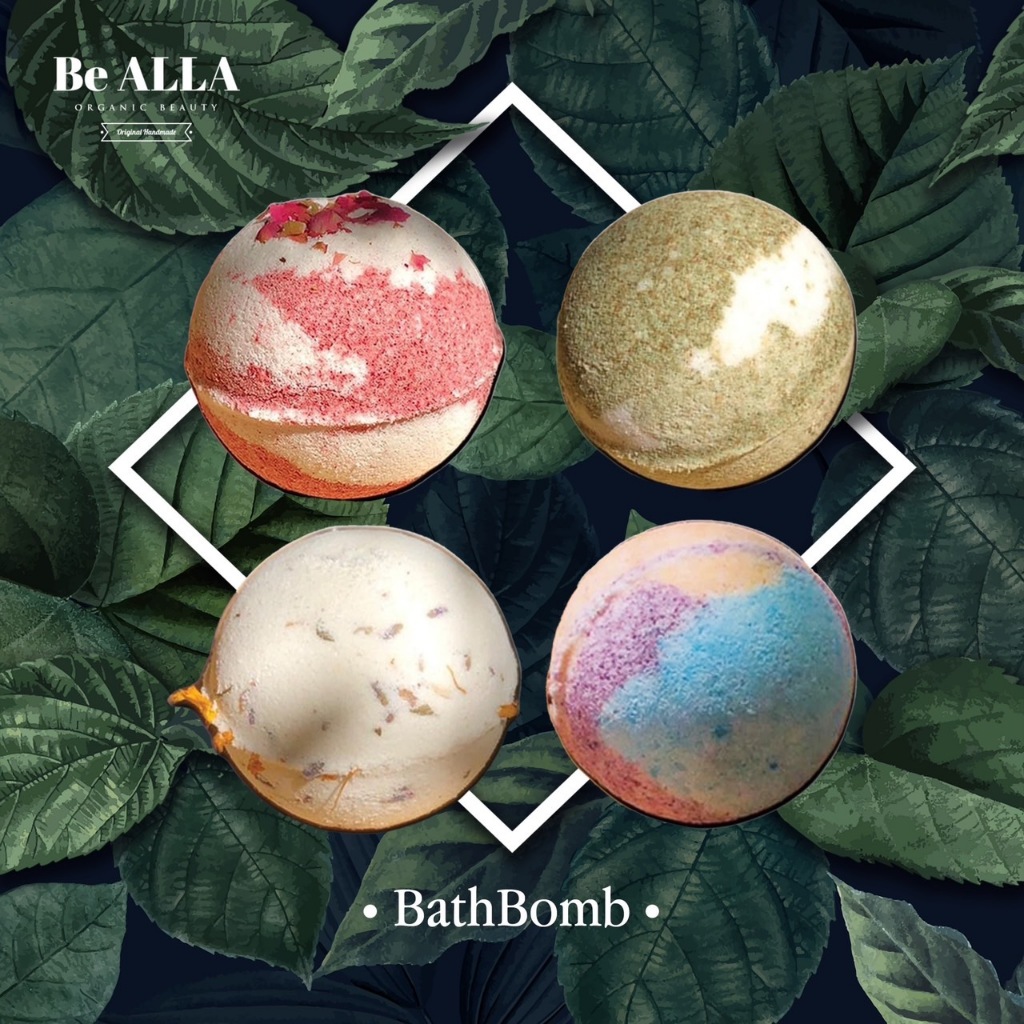 Be ALLA Natural Bath Bomb บาทบอม สำหรับแช่ตัวในอ่าง