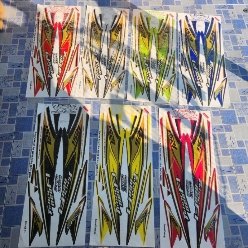 สติกเกอร์ wave125i รุ่นไฟเลี้ยว ปี2005 - 2010 (เวียดนาม) future-neo