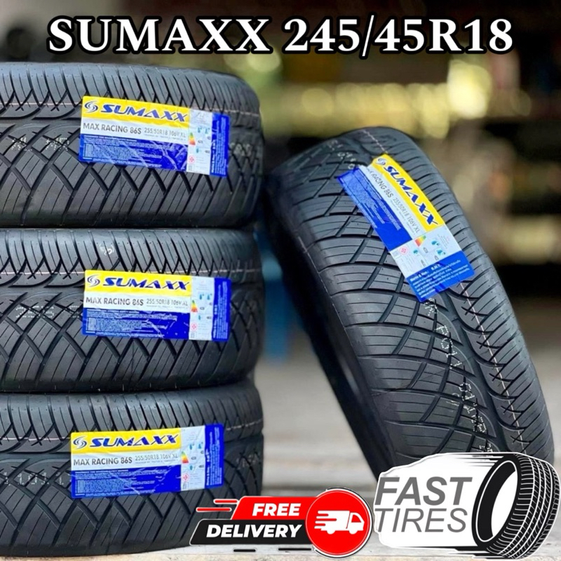SUMAXX 86S 245/45-18 , 275/40-18 , 255/50-18 , 255/55-18 , 265/60-18 ยางรถยนต์